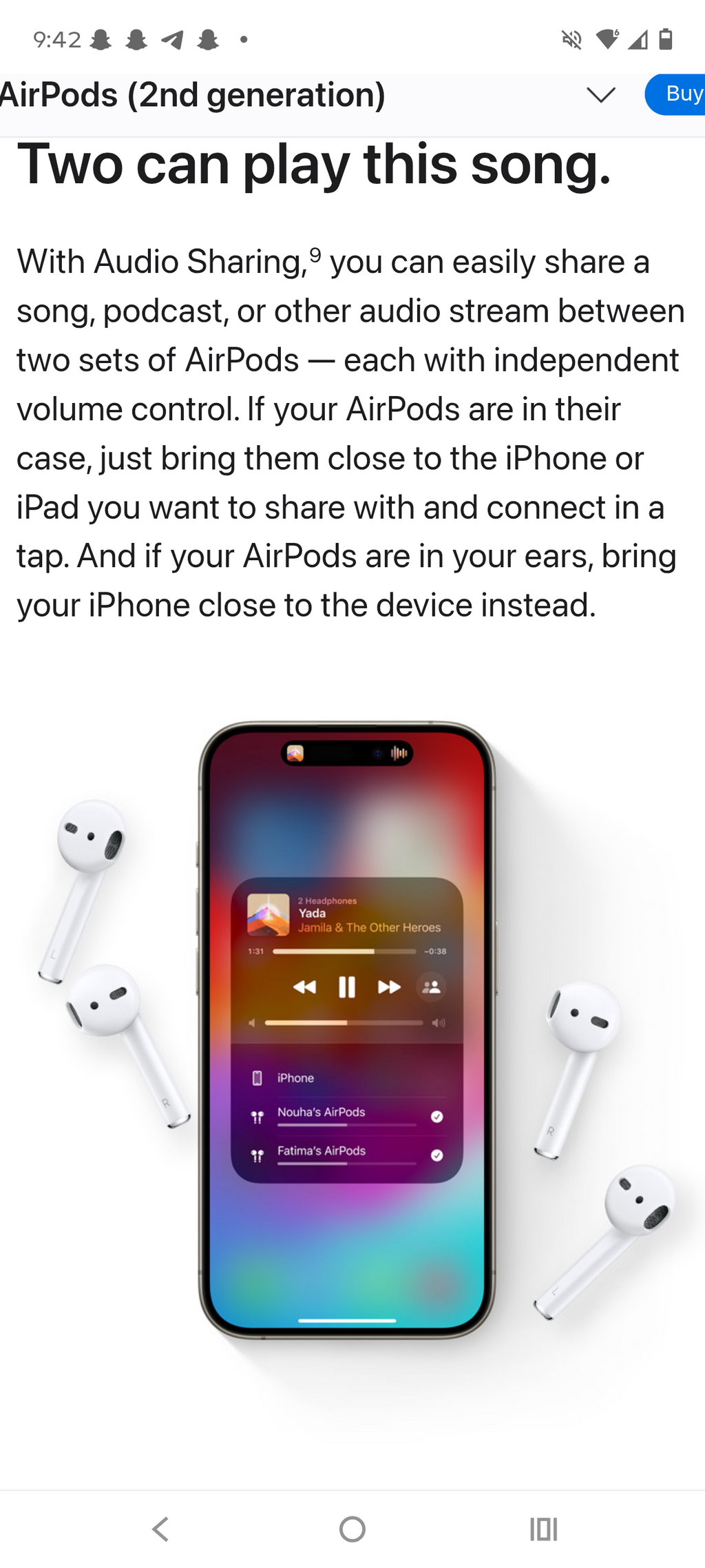 Apple Airpods 2nd gen